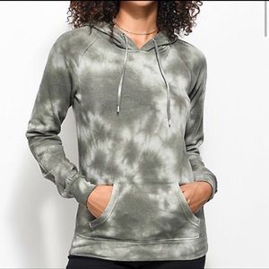Hoodie | Top | Army Green | Sweatshirt | Tie Dye